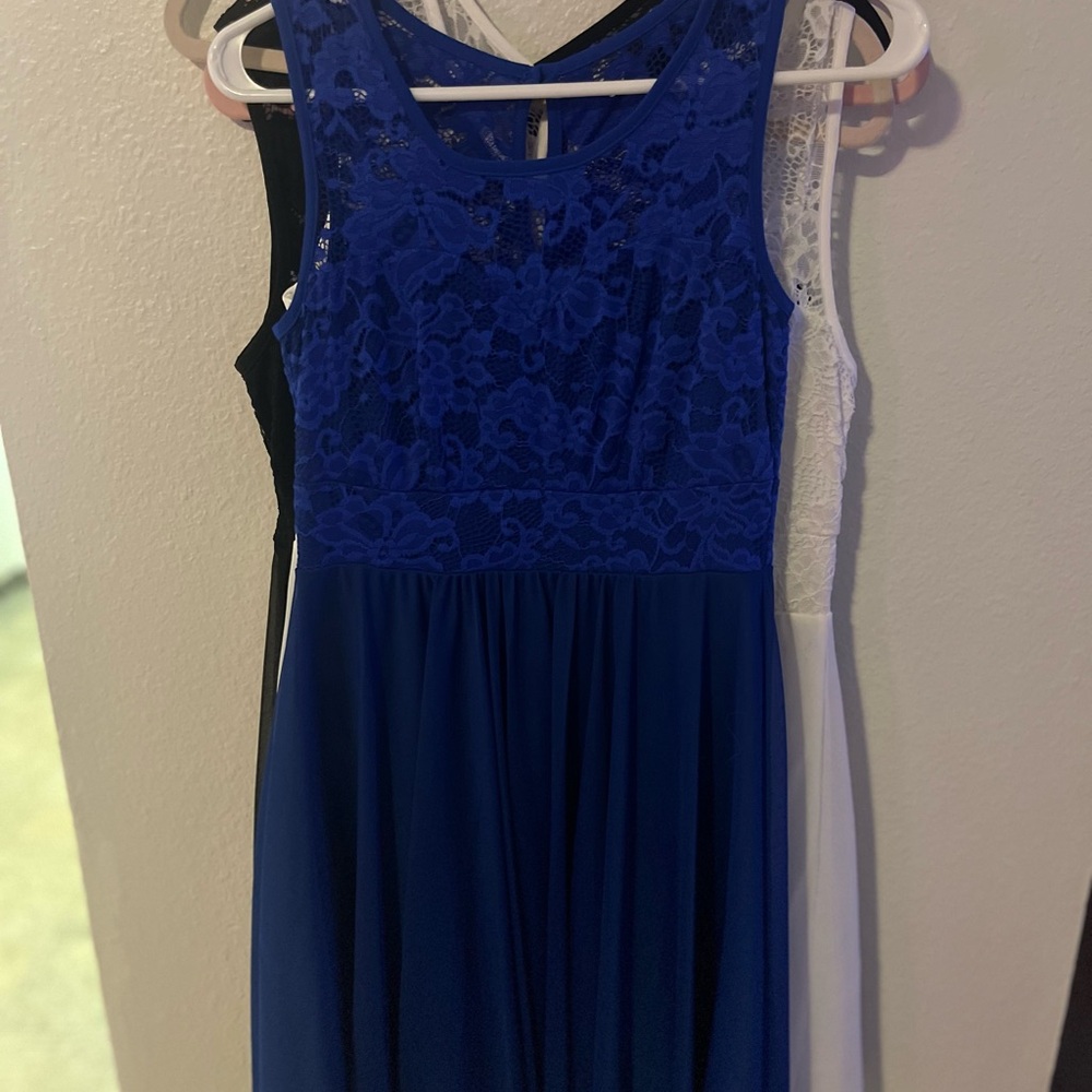 Beautiful lace and chiffon dresses